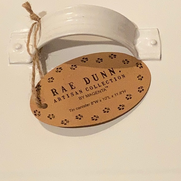 😘 NWT Rae Dunn LARGE Tin Canister (8 x 10) - Picture 4 of 4